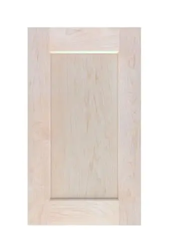 ONESTOCK Unfinished Maple Shaker Cabinet Door Front Replacement - 11.5W x 22H | Ready to Paint or Stain | Solid Wood | Cabinet Door Replacement